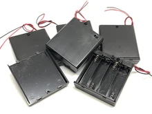 *#Best Price MasterFire 50pcs/lot 6V 4 X AA Battery Holder Case Slot Holder Plastic Storage Box Cover With OFF/ON Switch Wires For RC Parts *#Best Price MasterFire 50pcs/lot 6V 4 X AA Battery Holder Case Slot Holder Plastic Storage Box Cover With OFF/ON Switch Wires For RC Parts