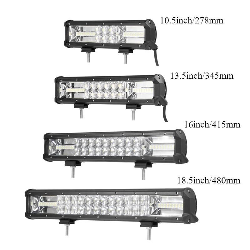 

10.5 13.5" 16" 18.5" 21.5" 24" 29" 32" 5D LED Work Light Bar Combo Truck Driving Off-road ATV Truck SUV Auto Light Bar Work Lamp
