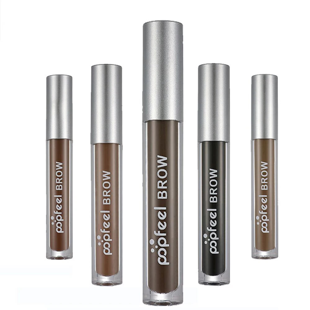1 Set Liquid Eyebrow Gel Long Lasting Waterproof Dyed Brow Cream Stick