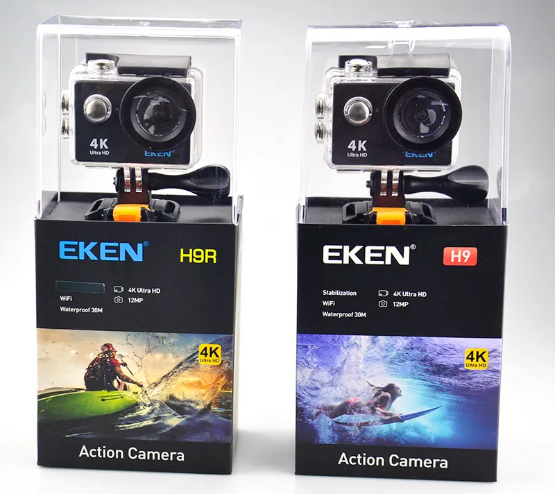 Eken H9 H9R ультра FHD 4 K 25FPS Wi-Fi действие Камера 30 M Водонепроницаемый 1080 p 60fps подводный go удаленного extreme pro Спорт cam