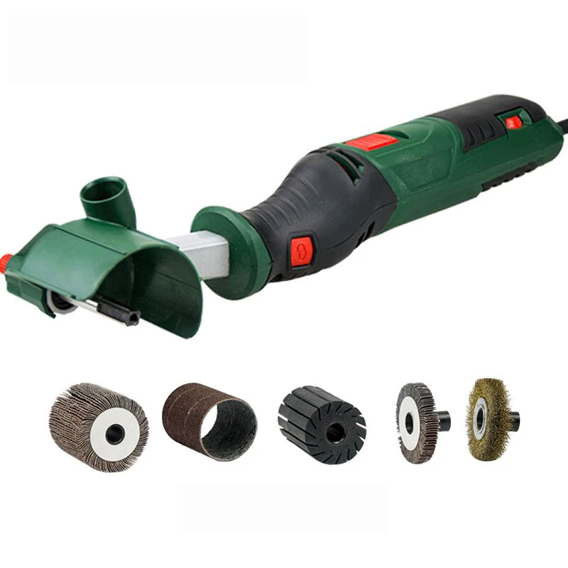 120V 230V Multi function polishing grinding machine Stainless steel metal polisher Wood grain