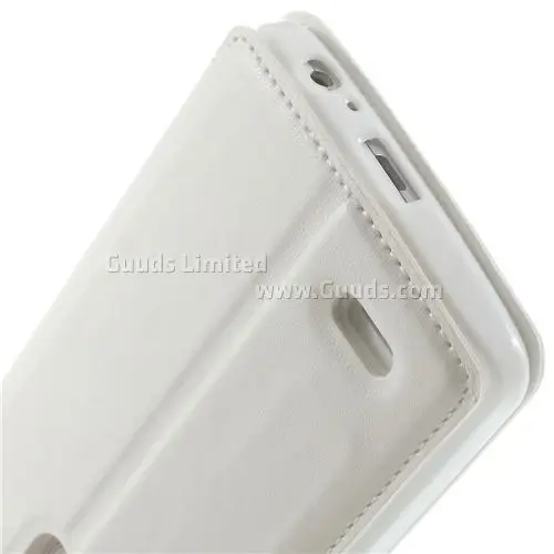 Roar Korea Noble Quick Circle Leather Flip Cover for LG G3 D850 D855 LS990 - White