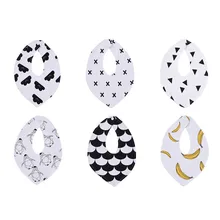 Детские нагрудники из хлопка полотенце Triangel плед фрукты печати бандана шарф для малышей Слюнявчики младенческой слюнявчик 3-18 м