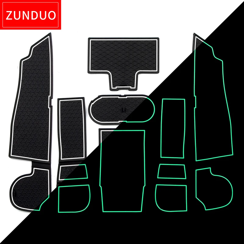 

ZUNDUO Anti-Slip Gate slot mat For Mercedes Benz A-Class W177 2019 2020 A Class A220 A250 A45 AMG Cup Holders Non-slip mats