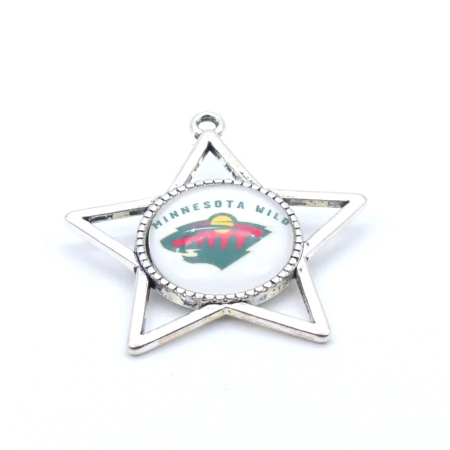 Pendant Accessories NHL Minnesota Wild Charms Accessories for Bracelet