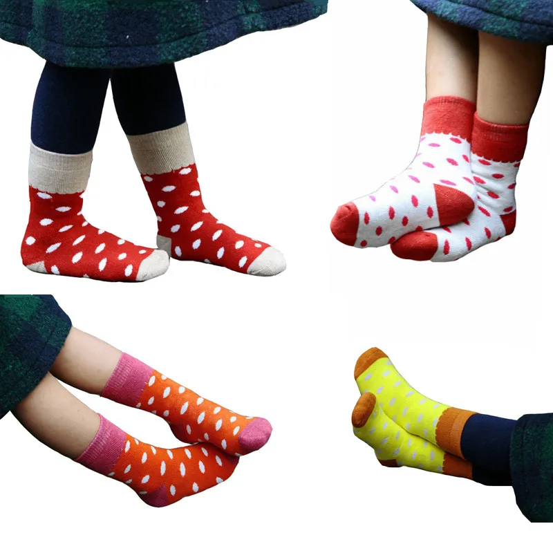 Aliexpress.com : Buy 2016 Girls Socks Short Multi Colored Winter Socks ...