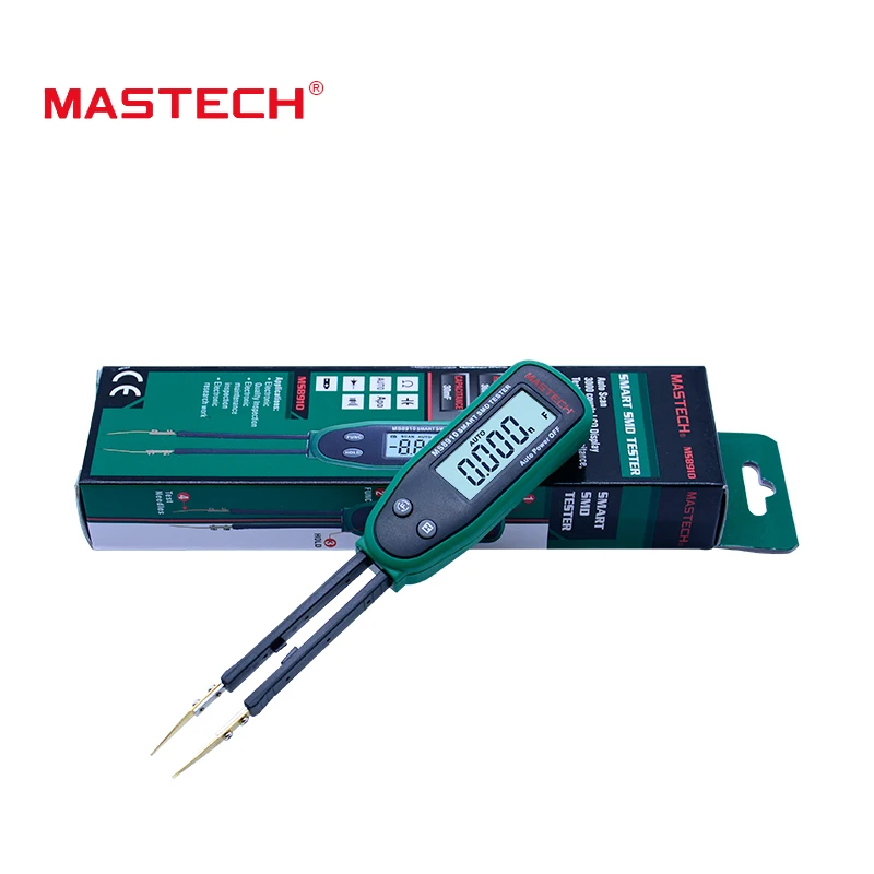 

Original MASTECH Smart SMD Tester Capacitance Meter Multimeter MS8910, 3000 counts LCD display, Auto Scanning, Auto Ranging