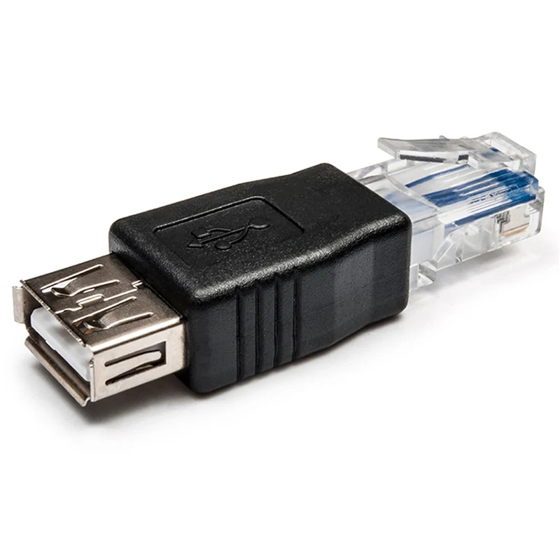 1 шт. сетчатый порт к Usb разъему Rj45 сетевой кабель соединитель кристаллический