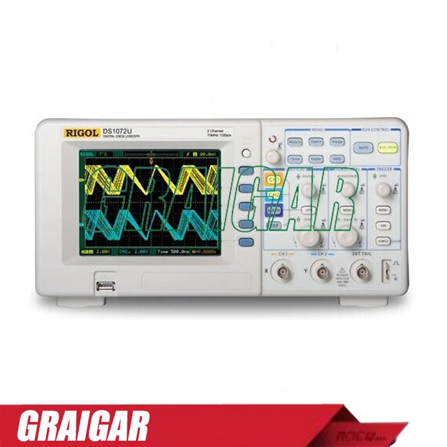 Special Price DS1072U Portable Digital 2 Channels Storage oscilloscope 70MHz Economical Digital Oscilloscope with High-performance