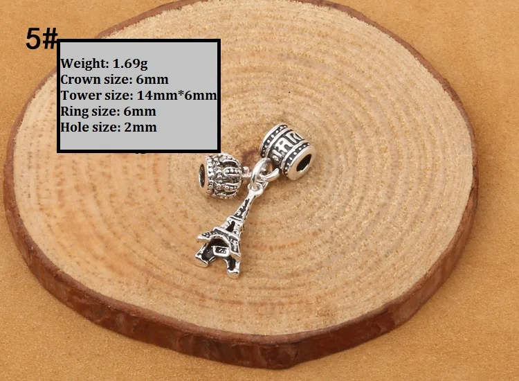 925 Серебряный лист Шарм DIY браслет Шарм на удачу Шарм ювелирные изделия небольшой кулон