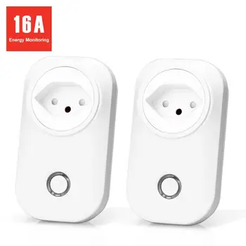 

Swiss Smart Wifi Plug By Meross With Timer Function Remote Control, Voice Control with Alexa Google Home and IFTTT, 2-Pack