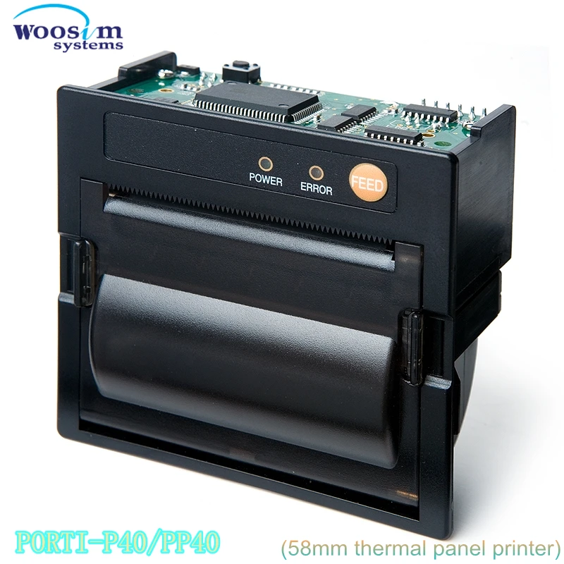 58 мм Φ/PP40 Woosim модуль термопанели принтера|panel printer|thermal panel printerthermal printer module |