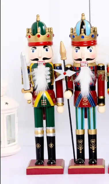 2pc sets christmas gifts at home first genuine 30cm new boutique nutcracker christmas ornaments puppet soldiers - Nutcracker Christmas Ornaments 2pc sets christmas gifts at home first genuine 30cm new boutique nutcracker christmas ornaments puppet soldiers - Nutcracker Christmas Ornaments