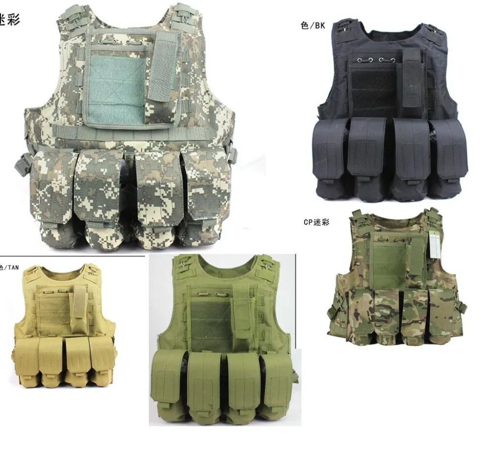 Chaleco táctico Molle para cazar, chaleco estilo militar FSBE con bolsa médica, a prueba de balas, envío gratis|fsbe vest|hunting tactical vestvest pouches - AliExpress