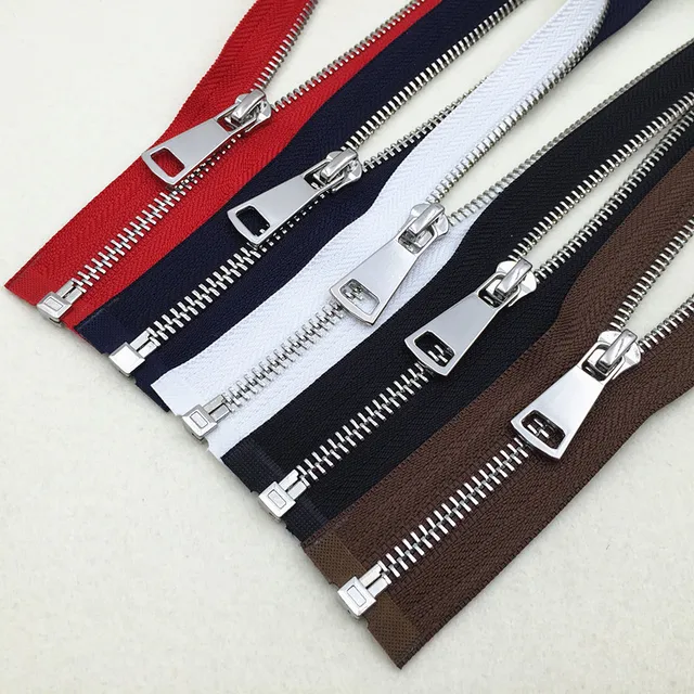 Size5 5 Metal Zipper Copper For Jacket Coat Bags Zip Repair Size5 5 Metal Zipper Copper For Jacket Coat Bags Zip Repair 2pcs 60cm 80cm