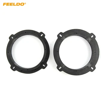 

FEELDO 2PCS Car Front Door Speacker Mats Solid Speaker Protection Pad For KIA Sportage Audio Horn Fitting Ring Pads #HQ6046