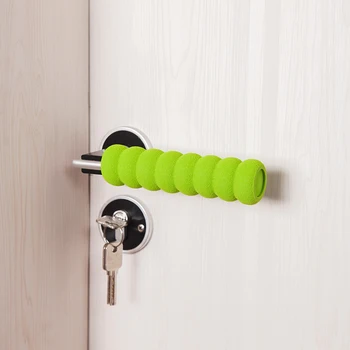 

3pcs / lot! EVA Material Safety Door Handle Collision Protection Case door stopper collision Pad Wall crash pad
