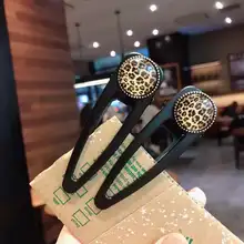 1 шт. металлический Леопардовый зажим «утиный клюв» сплав боковой зажим шпилька простая челка клип G0417