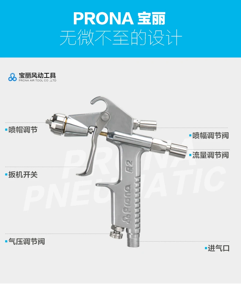 prona R2F R2R small area repair spray gun R2-F R2-R painting gun-13