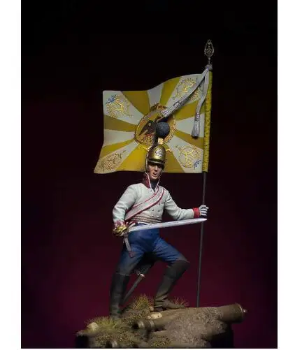 

New Unassembled 1/24 75MM ancient warrior Prince Austerlitz 75 mm Resin Figure Unpainted Model Kit