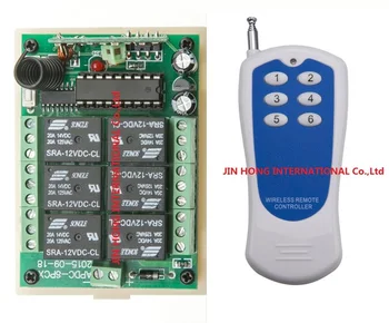 

2016 NEW! DC12V 6 CH RF Wireless Remote Control Switch system #transmitter and receiver/Radio Controller )