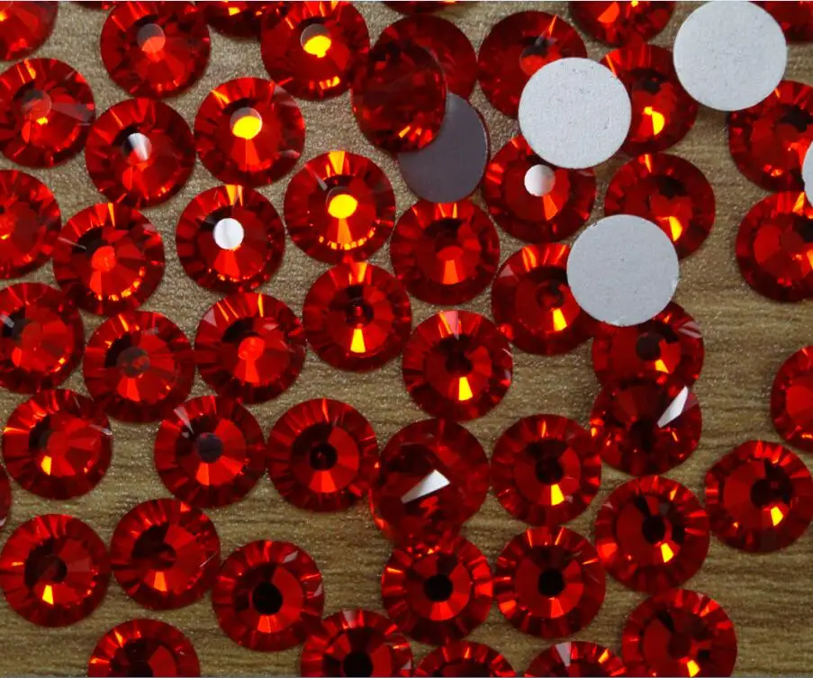 

144pcs ss40 lt saim color Top quality Largest size Flat back Non hotfix rhinestones 8mm glue on crystal super shine glass