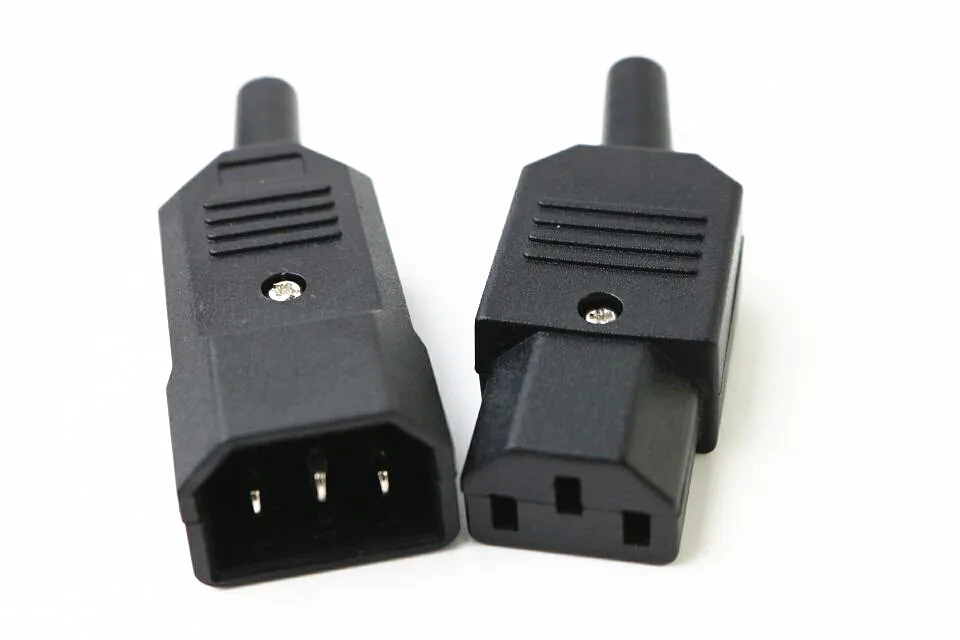 Набор IMC горячий 250V 10A разъем питания IEC 320 C14 Разъем к C13 гнезду|plug connector|plug socket