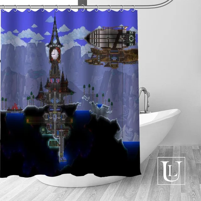 Waterproof Bathroom Curtains Modern Terraria Shower Curtain polyester
