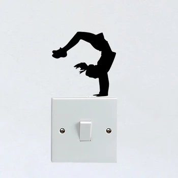 

Cheerleader Livingroom Wall Sticker Light Switch Decal Vinyl Decor 6SS0548