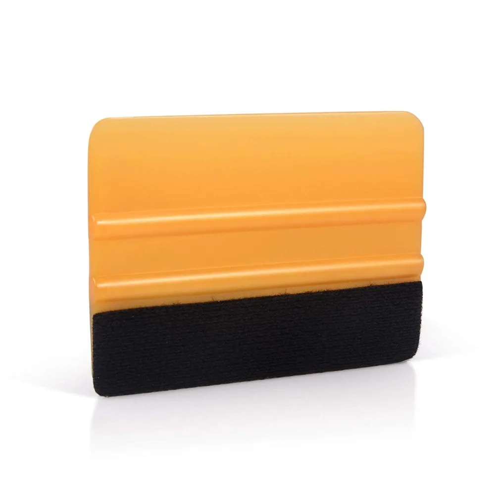 EHDIS 100Pcs Carbon Fiber Vinyl Film Sticker Wrap Fabric Felt Squeegee Car Wrapping Window Tint Tool House Cleaning Ice Scraper