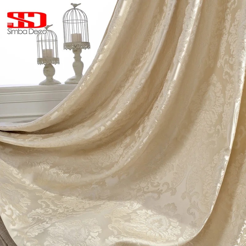 Billig Europäischen Jacquard Luxus vorhänge für wohnzimmer individuelle vorhang stoff schlafzimmer cortinas home dekoration fenster vorhänge blinde