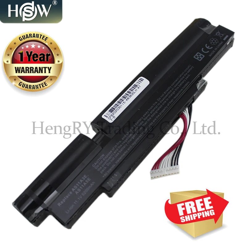 

HSW New 6Cells Laptop Battery For Acer Aspire TimelineX 4830TG 5830T 3830TG 4830T 5830TG 3830T 3INR18/65-2 AS11A3E AS11A5E