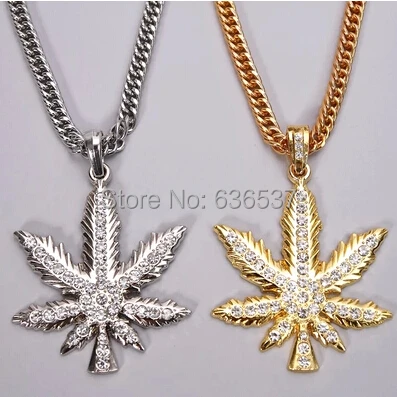2014 сусальное золото Новый Iced Out подвеска пот Цепочки и ожерелья Франко Стиль цепи