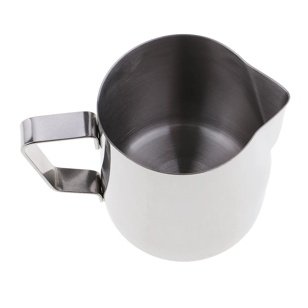 300ml/500ml 304 Stainless Steel Milk Frothing Coffee Pitcher Candle Making Pitcher Candle Making Wax Melting Pouring Pot