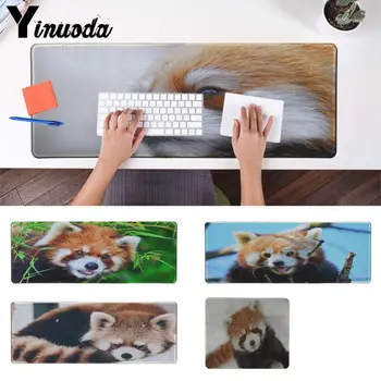 

Yinuoda Non Slip PC Red panda Rubber Mouse Durable Desktop game gamer Mousepad Natural Rubber Gaming mousepad Desk Mat