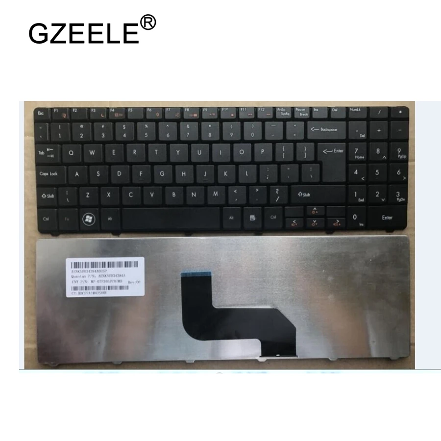 GZEELE новая клавиатура для Packard Bell EasyNote TJ65 TJ66 TJ67 TJ71 TJ72 TJ73 TJ74 TJ75 TJ76 TJ77 TJ78 английская Клавиатура ноутбука UI