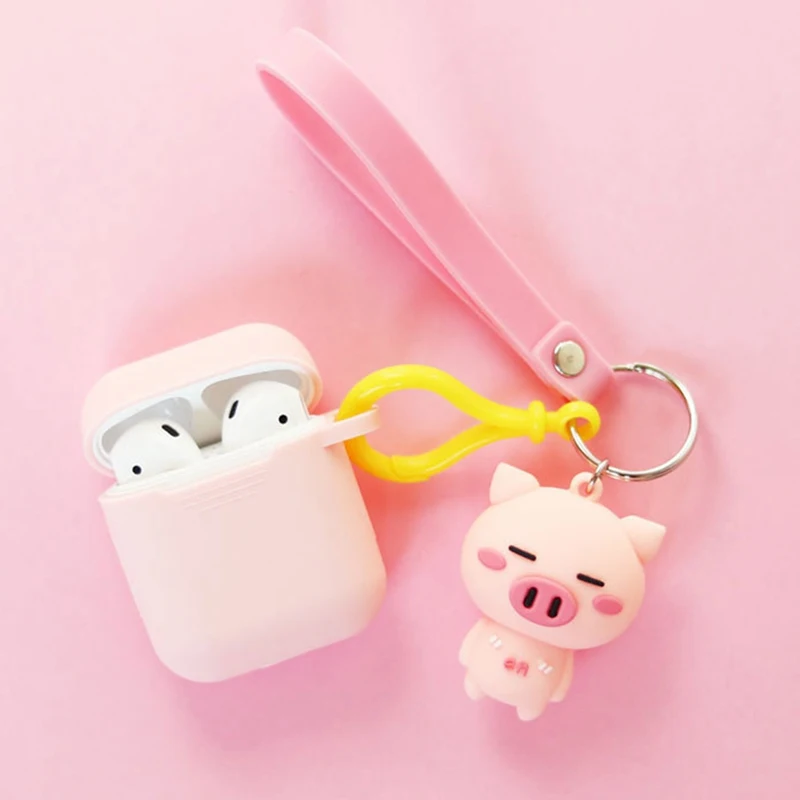 Pink Pig Lovely Protective Cover for AirPods Case High Quality TPU Case for Apple Charging Box Fashion Sleeve Pink Pig Lovely Protective Cover for AirPods Case High Quality TPU Case for Apple Charging Box Fashion Sleeve