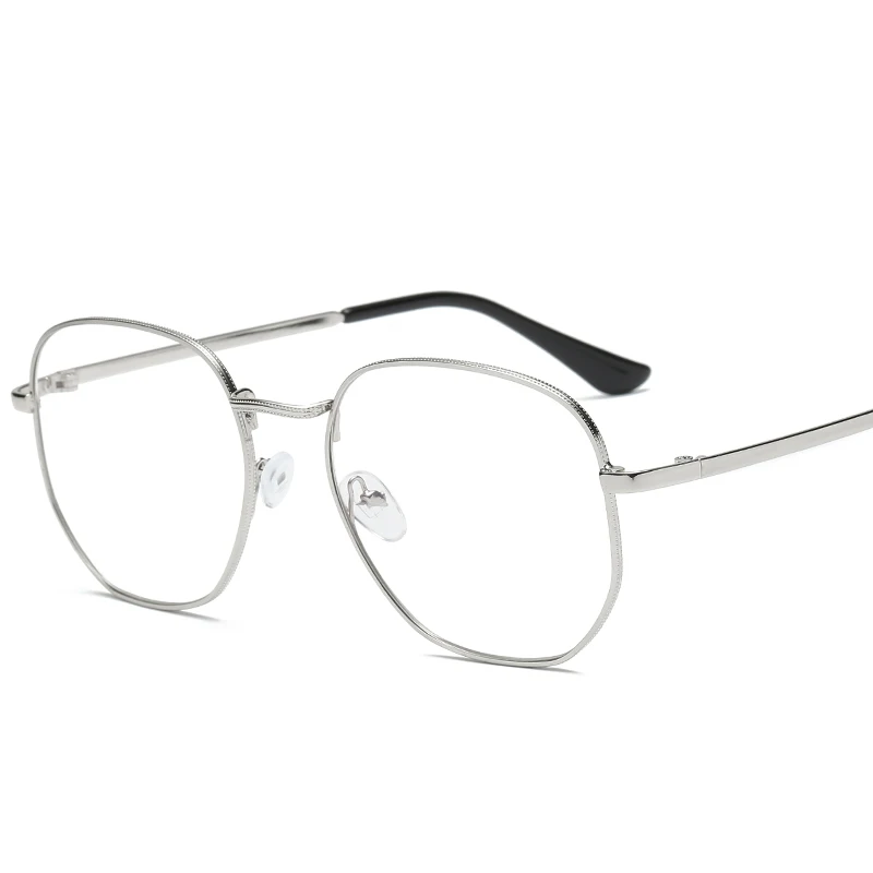 Ретро дизайнерские металлические нулевые диоптрийные очки высококлассные круглые оправа для очков оптические простые близорукости рамки зеркало унисекс - Цвет оправы: 3
