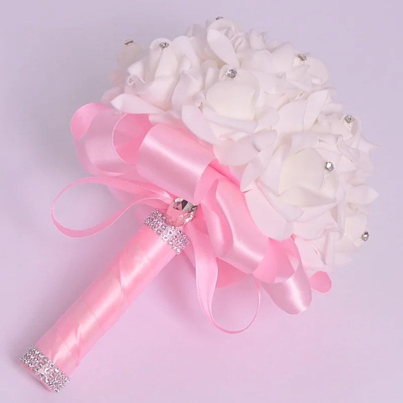 New cheerleading Pom Poms Pinch angle PE foam bouquet bride holding flower style