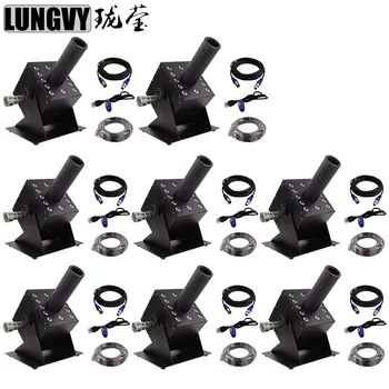

Free shipping 8pcs/lot 12x3W RGB 3IN1 CO2 Jet Machine Smoke Machine DJ Equipment LED Co2 Jet Machine for nightclub party