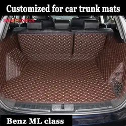 Специальные коврики багажника автомобиля для Mercedes Benz GLA CLA GLK индивидуальные водонепроницаемыe противоскользящие чехол для ног ковровое