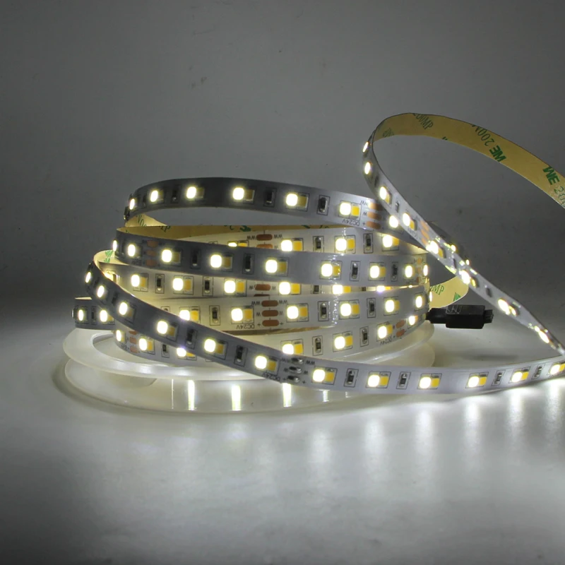 5 м 10 двойная белая светодиодная лента 2835 SMD 120 светодиодов/m CW/WW цветовая