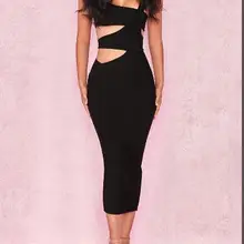Летнее женское платье черная вырезанная повязка платье красное вечернее платье дропшиппинг платье+ костюм