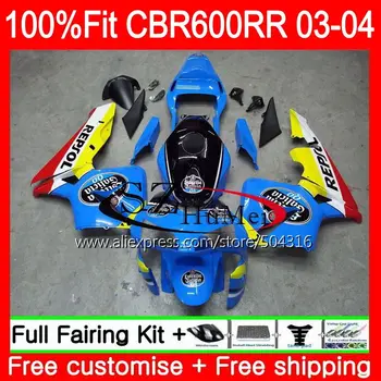 

Injection For HONDA CBR 600RR 600F5 CBR600 RR 03 04 glossy blue 50SH2 CBR600RR F5 03 04 CBR600F5 CBR 600 RR 2003 2004 Fairings