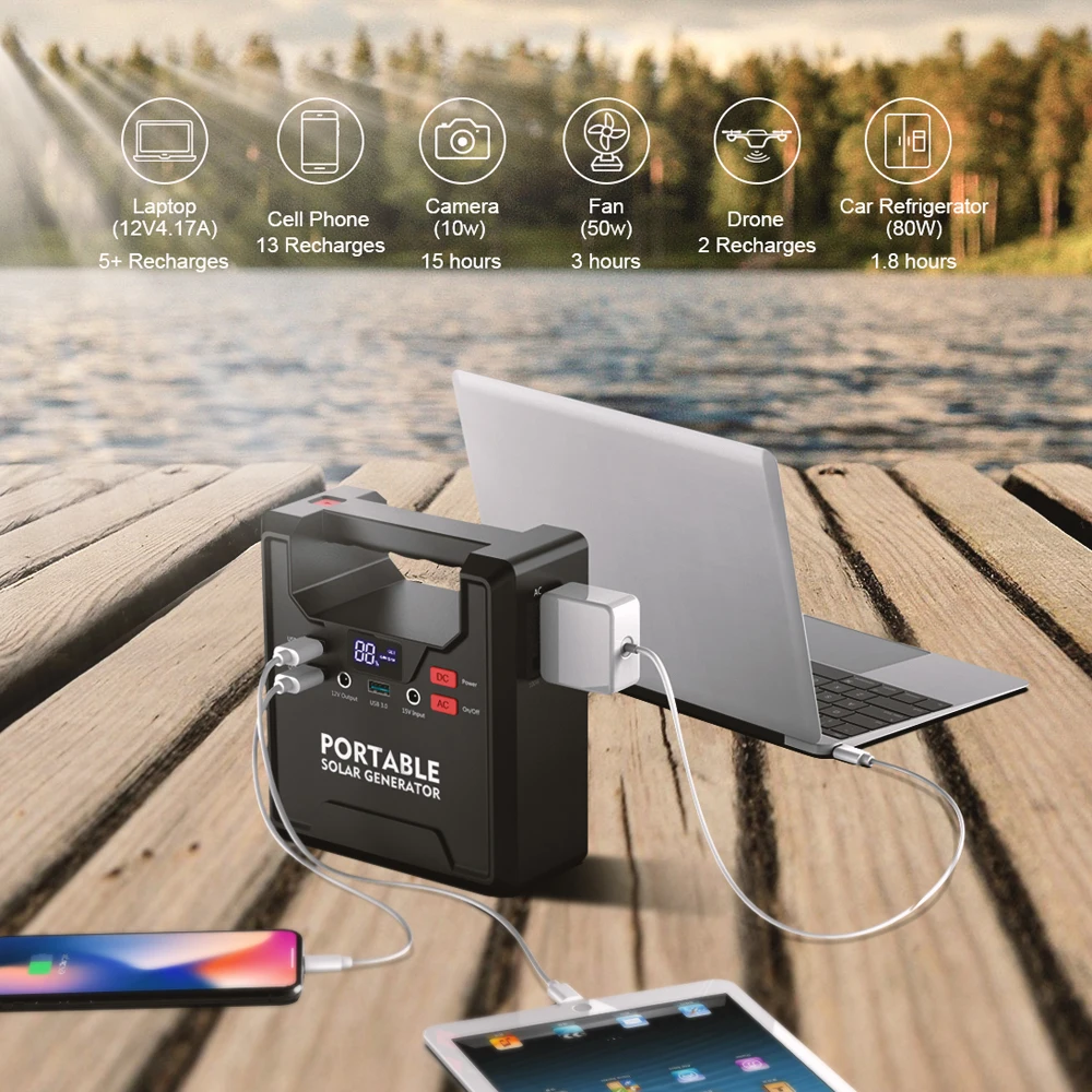  X-DRAGON Power Bank 230V/110V Portable Generator Power Station Charger Charging for Cell Phones Tab