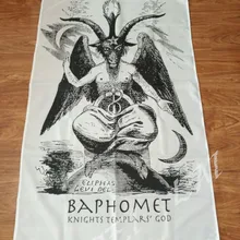 BAPHOMET KNIGHTS TEMPLAR'S GOD Flag Лидер продаж товаров 3X5FT 150X90 см Баннер латунные металлические отверстия