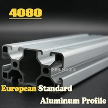 CNC 3d принтер части Европейский стандарт анодированный линейный рельс алюминиевый профиль экструзии 4080 для DIY 3d принтер