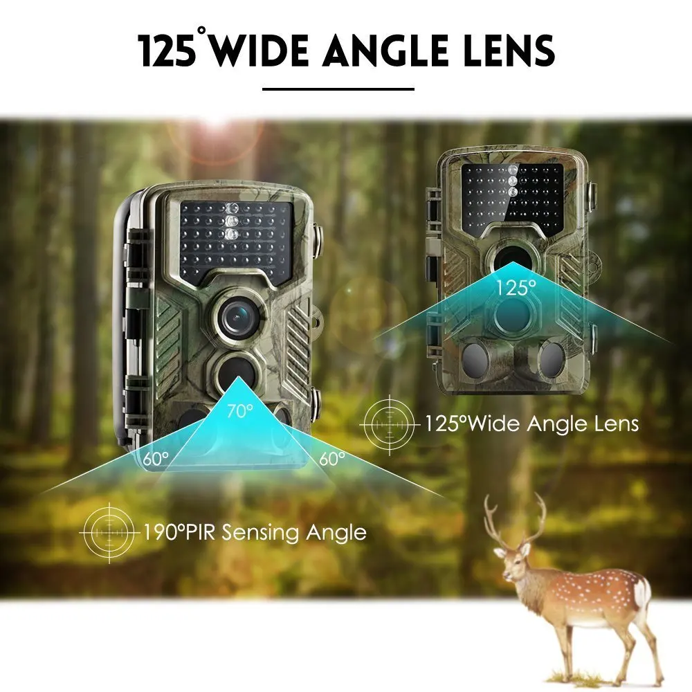 Trail Camera Infrared Hunting Game Scouting Camera 16MP 1080P with 2.4 Inch TFT LCD Display Detection Range 80ft hunting camera (13)