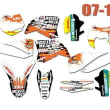 Байк Motocorss графические наклейки для KTM EXC 125 250 300 450 530 2008-2011