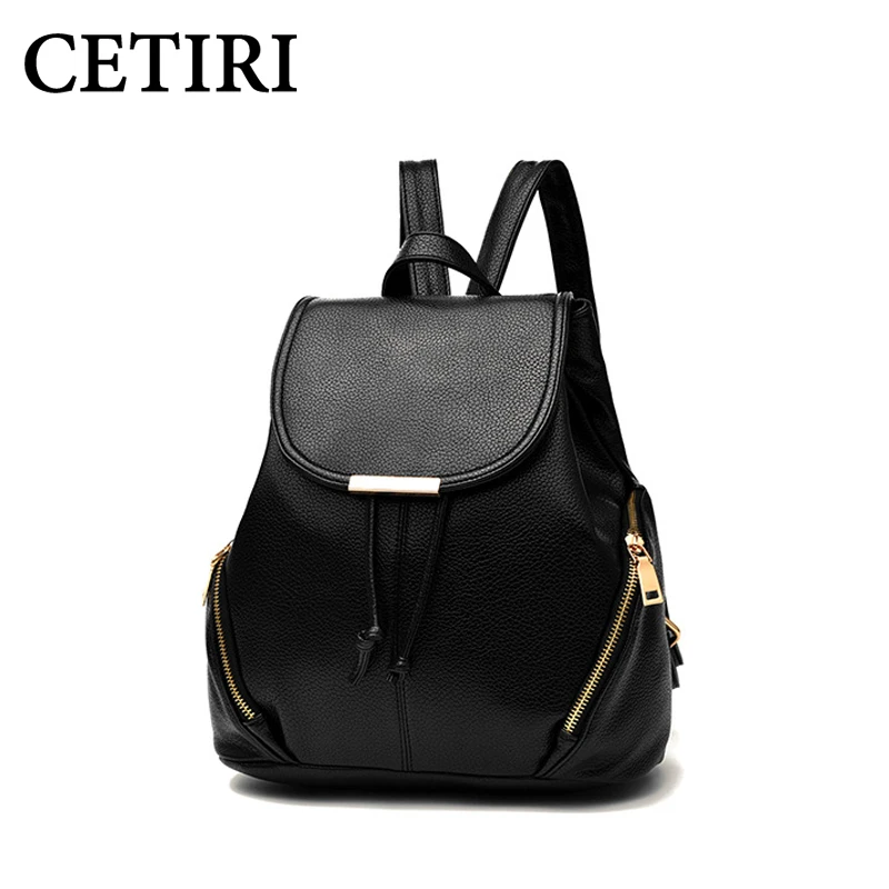 CETIRI Women s PU Leather Backpack Bag Mini Backpack For Women Girls backpacks for teenage girls